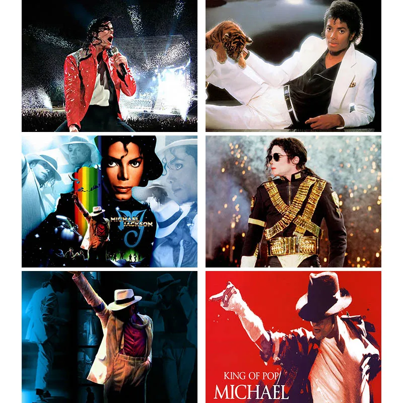 5D DIY Full Drill Diamond Embroidery Michael Jackson Mosaic