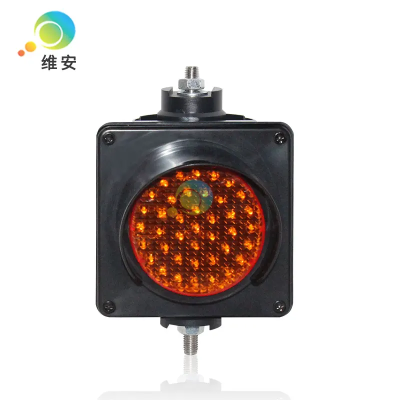 DC12V PC корпус цветные линзы одиночный 100 мм желтый светодиодный свет светофора для продвижения