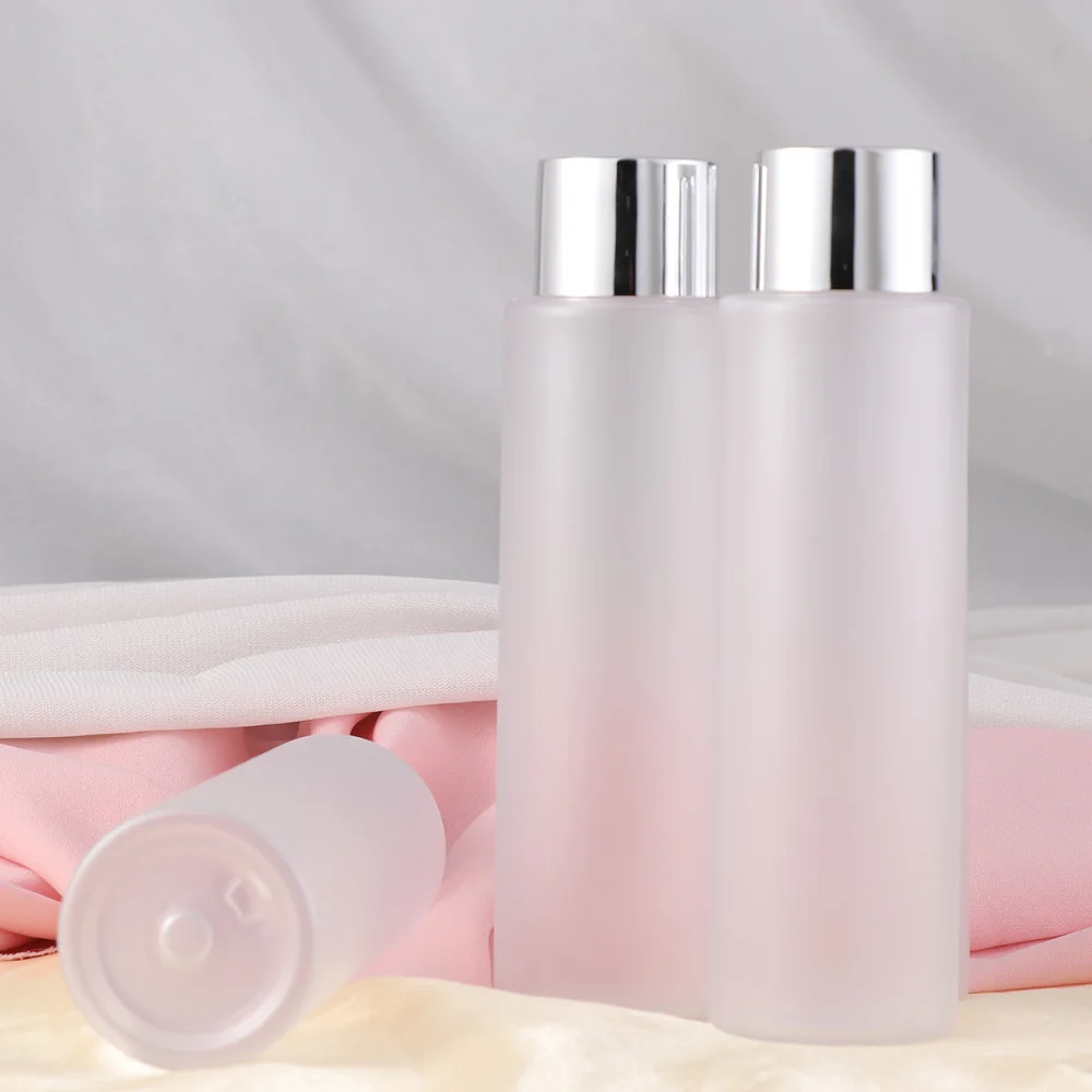 4pcs 200ml Refillable Empty Toner Bottle PET Dispenser Container Jar Pot For Lotions Emollient Water Shower Emulsion Bottles | Красота и