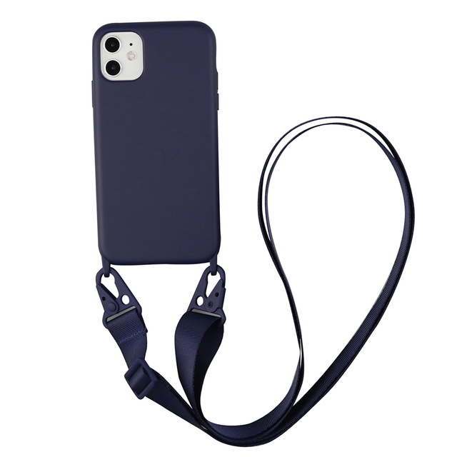Strap Cord Chain Phone Case for iPhone 13 11 12 Pro MAX  XSMax XR X XS 6S 6 7 8 Plus  SE2020 Necklace Lanyard hang String