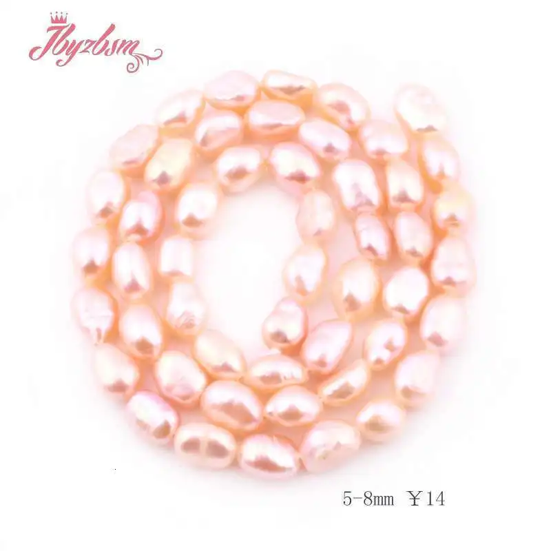 4-6x5-8мм пресноводный жемчуг свободной формы рыхлый натуральный камень бусины для ожерелья Браслет разделитель для изготовления ювелирных изделий "сделай сам" прядь 14,5"