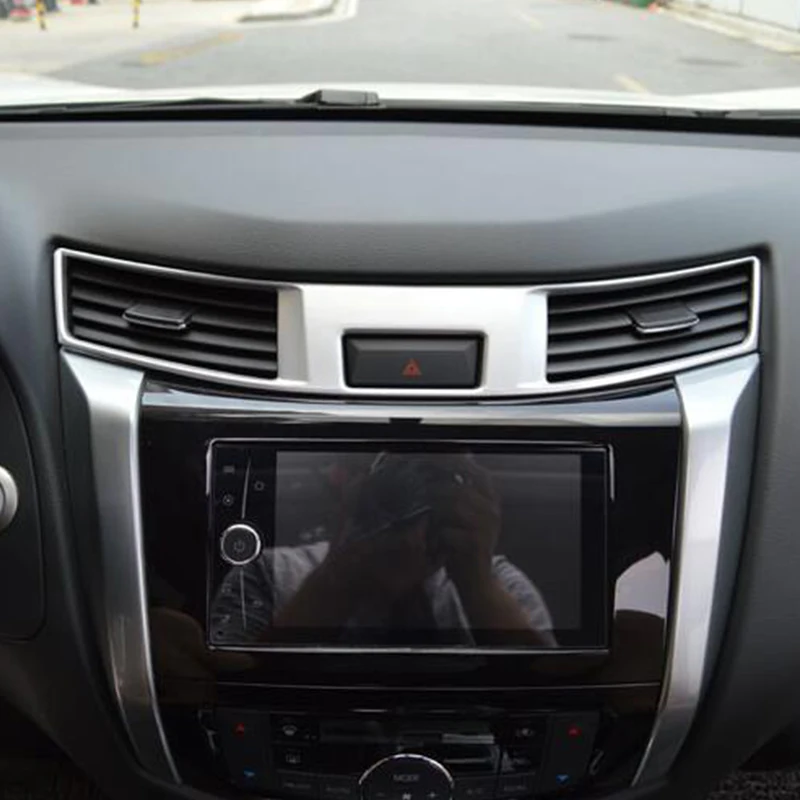 ABS-Plastic-For-Nissan-Navara-NP300-accessories-2017-2018-2019-Car-Styling-Car-middle-air-outlet