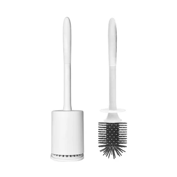 

1 Set Toilet Brush Thicken Creative Modern Brush and Holder Toilet Brush Toilet Cleaner with a Holder for Restroom
