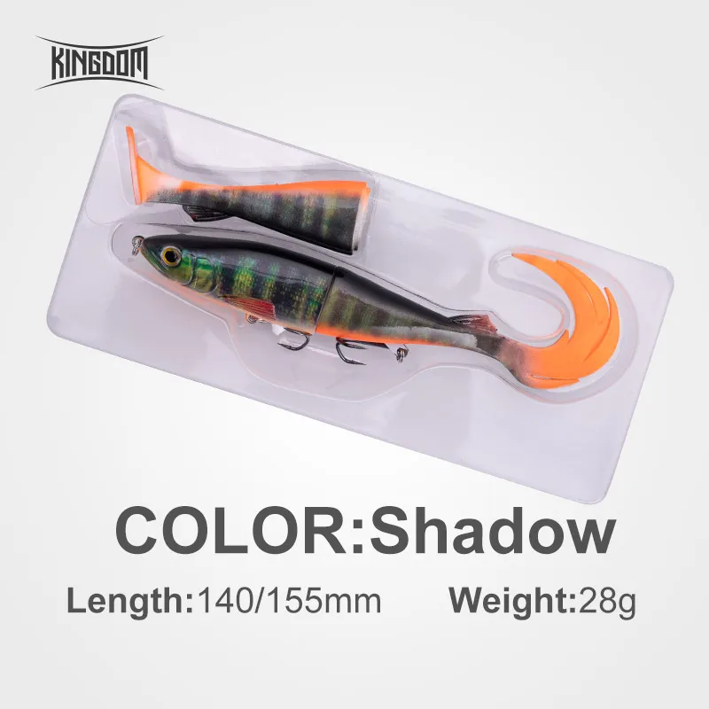 28g-03 Kingdom GEMINI рыболовные приманки 14 г 28 г 41 г тонущие воблеры ABS корпус с мягким Т-хвостом и пламенным хвостом плавающие приманки Мягкая приманка для щуки - Цвет: 28g-03