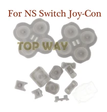 Juego de botones conductores de goma para Nintendo Switch, teclado de selección izquierdo y derecho para Nintendo Switch Joy Con de silicona, A-B d-pad, 1 unidad