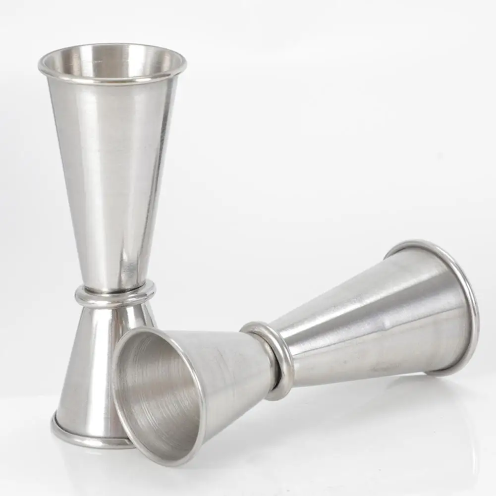 

30/60ml Stainless Steel Cocktail Jigger Double Shot Measuring Cup Kitchen Tool