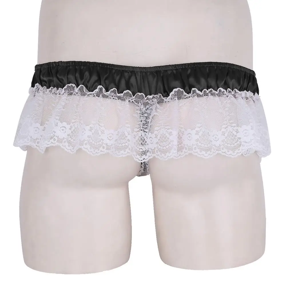 DPOIS Мужское нижнее белье кружевные сетчатые трусики бандаж сексуальные мужчины