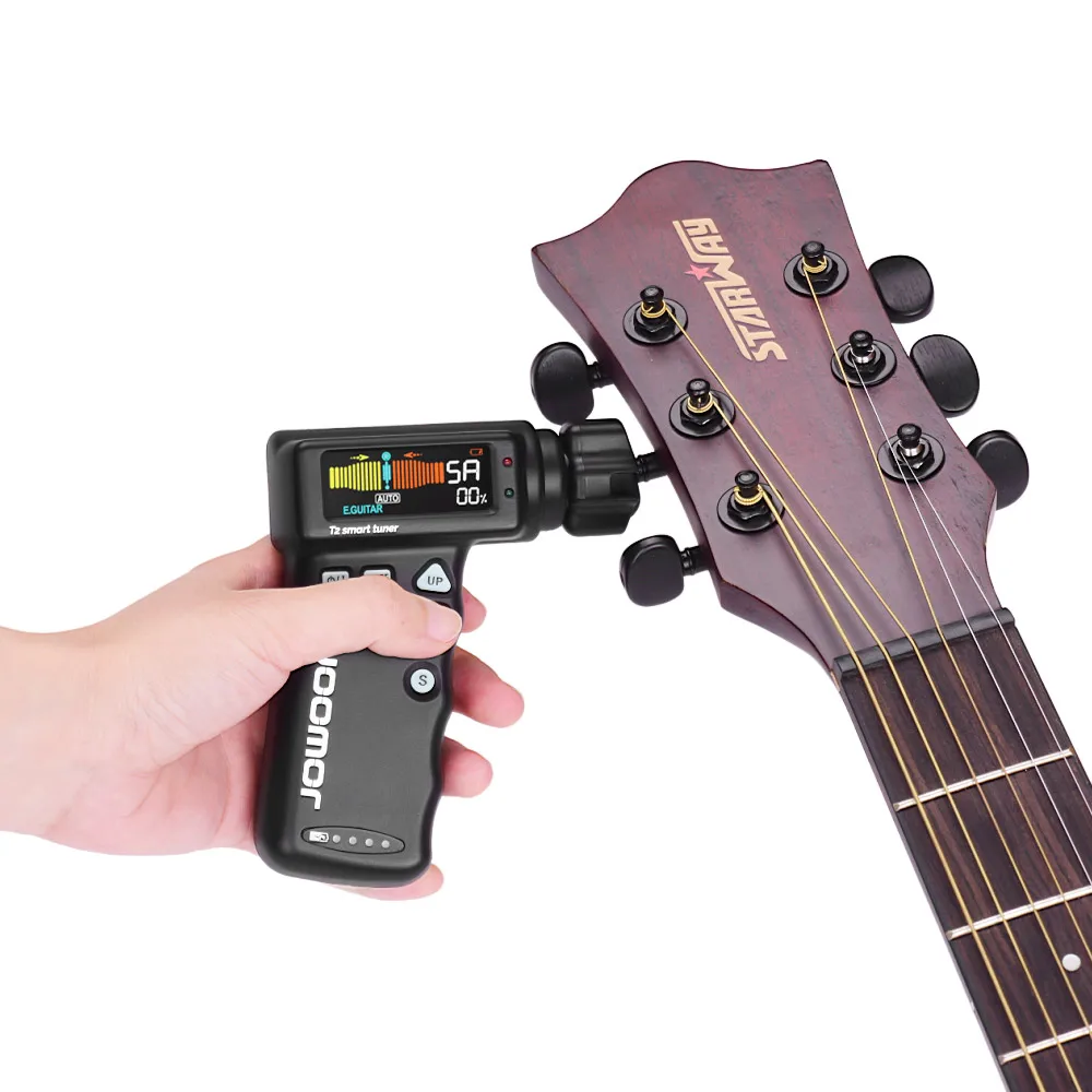 

T2 Multi-functional Smart Guitar Tuner Peg String Winder for Guitar Chromatic Tuning Built-in Rechargeable Lithium Battery