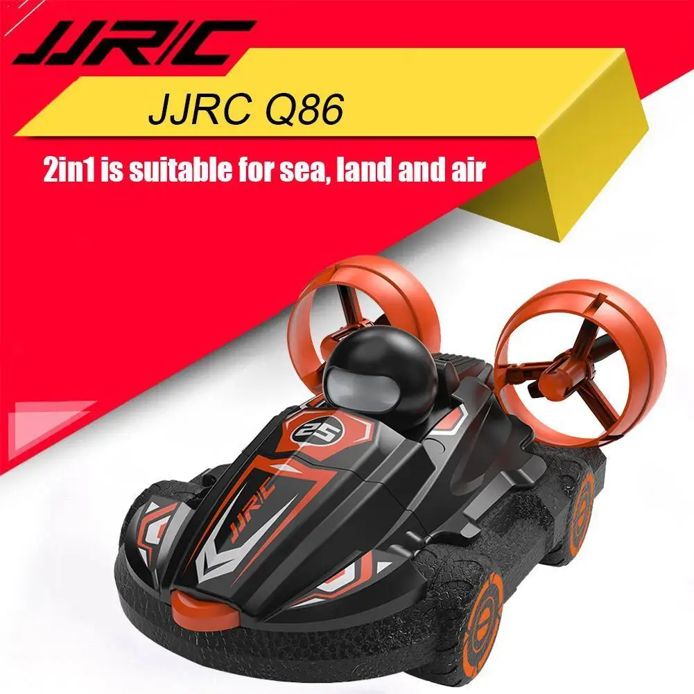 2 IN 1 Amphibious Drift Car Remote Control RC Car USB Boys Outdoor Charger Stunt Hovercraft Car Boat Model RC Toys For Kid W8X2 2 IN 1 Amphibious Drift Car Remote Control RC Car USB Boys Outdoor Charger Stunt Hovercraft Car Boat Model RC Toys For Kid W8X2