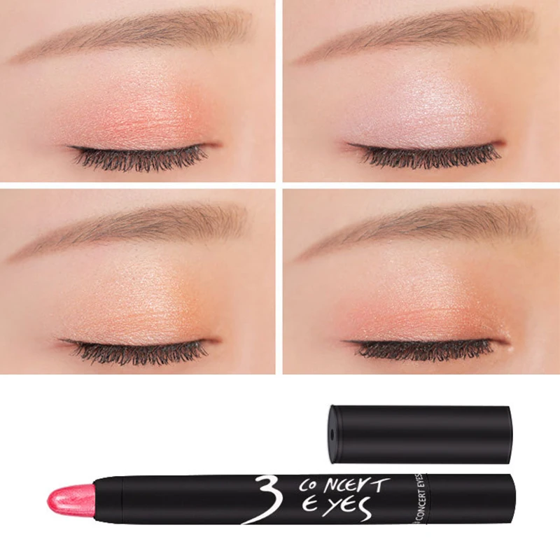 

Single Head Silkworm Eye Shadow Pen Long Lasting Color Halo Pearl Matte Peach Makeup Smoked Makeup Eyeshadow