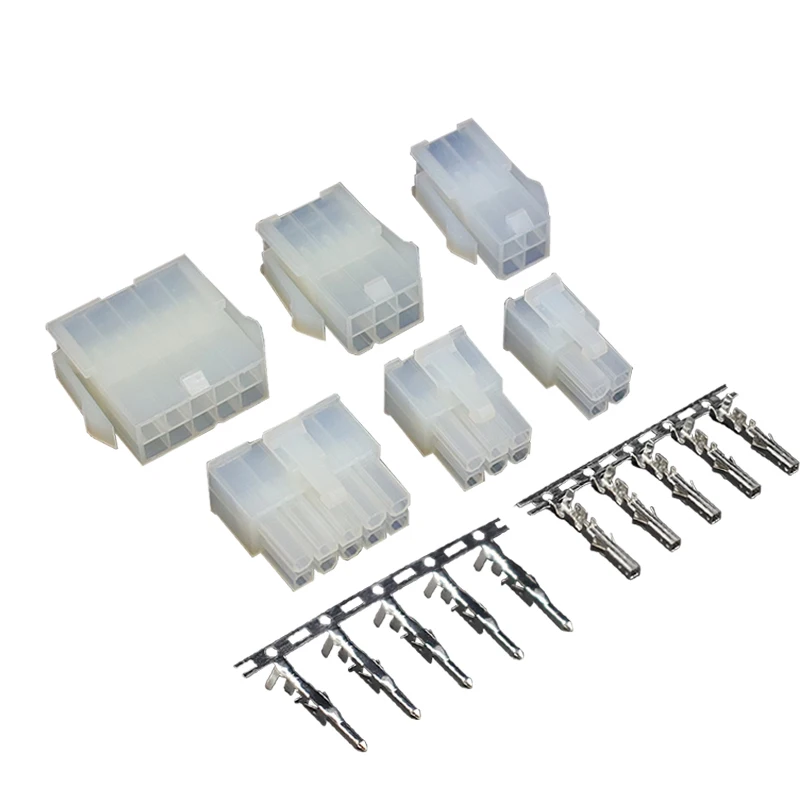 10 set 5557/5559 2x2/3/4/5/6/7/8/9/10/11/12 Pin 24 4.2mm Pitch Terminal/Housing/Pin Header Wire Connector Adaptor 5557 Kits |