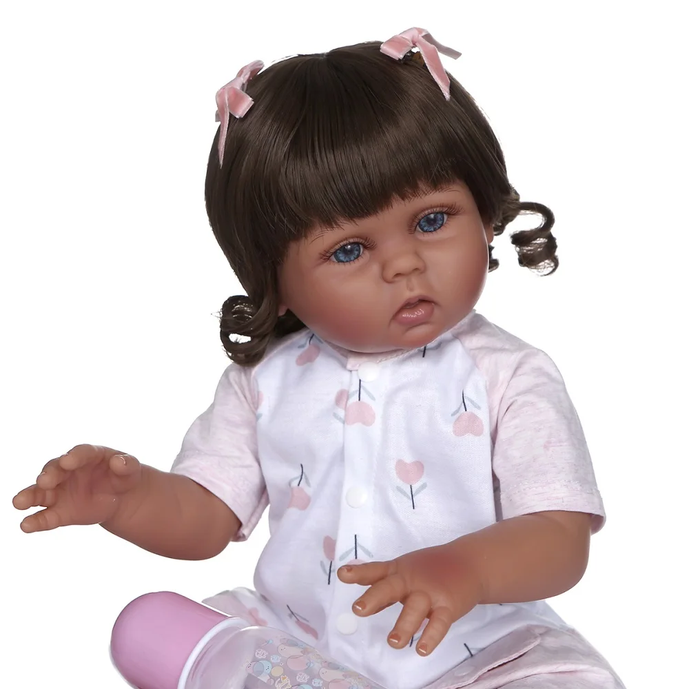 Decdeal Reborn Baby Doll силиконовая кукла для всего тела 19 дюймов реалистичные милые куклы