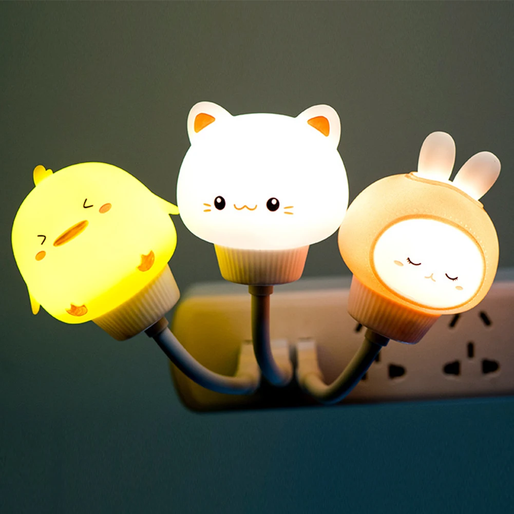 cat night light 2021 LED Chlidren USB Night Light Cute Cartoon Night Lamp Bear Remote Control for Baby Kid Bedroom Decor Bedside Lamp лампа член cat night light