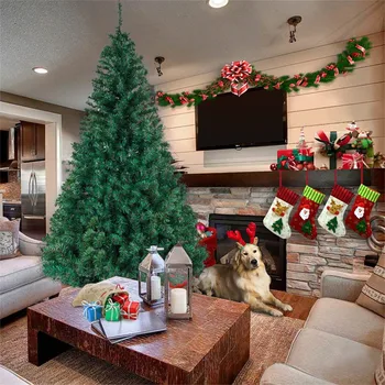 

Artificial Christmas Tree Plastic Christmas Decoration Frame Holiday Decoration Props Encrypted Green Tree NoëL Xmas Party Decor