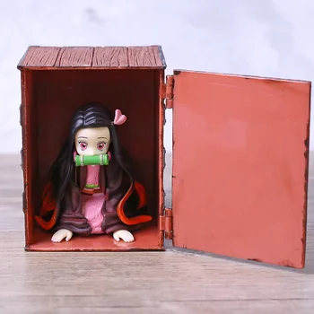 

Cute Anime Demon Slayer Kimetsu no Yaiba GK Action Figure Figurines UP Art MINI Kamado Nezuko toy