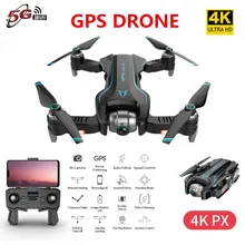 S20 gps Дрон 4K HD двойной X50 зум Камера жесты фото профессиональные дроны селфи складной Квадрокоптер Вертолет VS E58