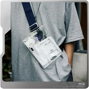 

2020 New Bag Women Fashion Shoulder Bag Women Transparent Printed Shoulder Strap Messenger Small Bags Women Purse and Handbags