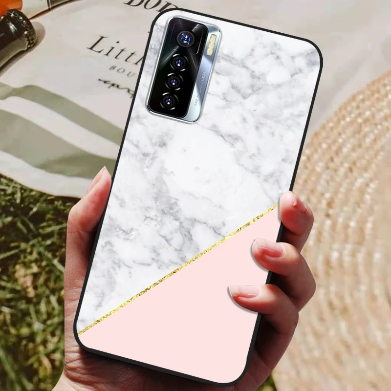 Silicone Back Cover Phone Case with Soft Bumper Coque