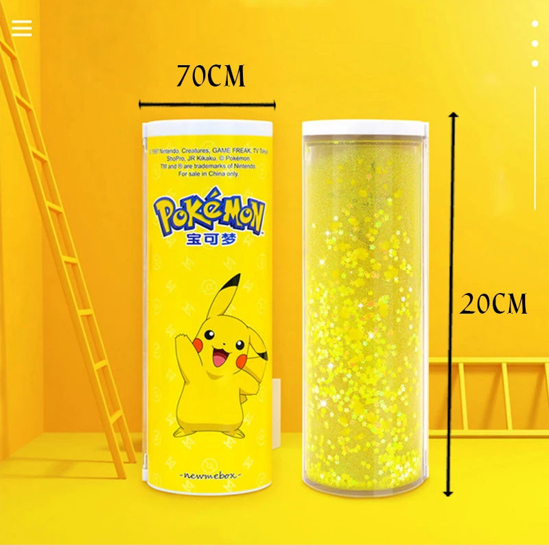 Meteor Pikachu NBX кавайный чехол для карандаша для мальчиков, многофункциональная коробка для карандашей, калькулятор, коробка для хранения больших пластиковых милых детских карандашей, держатель для стола - Цвет: Meteor Pikachu