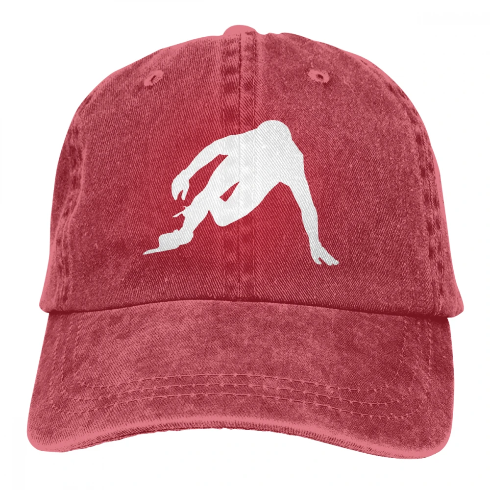 Скоростной Скейтер Casquette темно-синий унисекс Мужские Женские джинсовые бейсболка с ремешком кепки Регулируемый Гольф папа шляпа