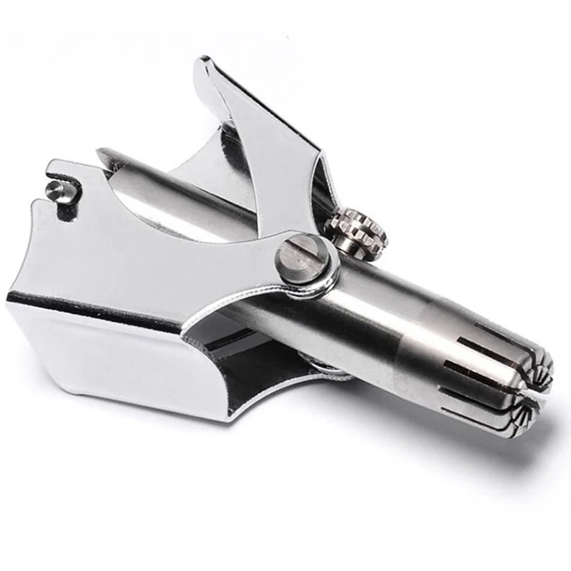 Nose Trimmer For Men Stainless Steel Manual Trimmer For Nose Razor Shaver Washable Nose Ear Hair Trimmer