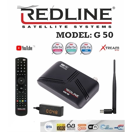 Redline G50 Full Hd Uydu Alıcı Yeni 2021 Çanaksız +TKGS Free IPTV + Wifi  Anten - AliExpress