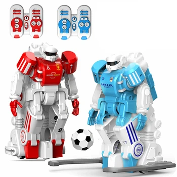 

2.4GHz RC Soccer Robot Toy Wireless Remote Control Two Soccer Robots Game Battle Football Toys for Kids Family