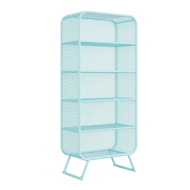 

Simple Bookcase Storage Shelf Floor Living Room Storage Rack Minimalist Modern Assembly Multi-functional Province Space Combined