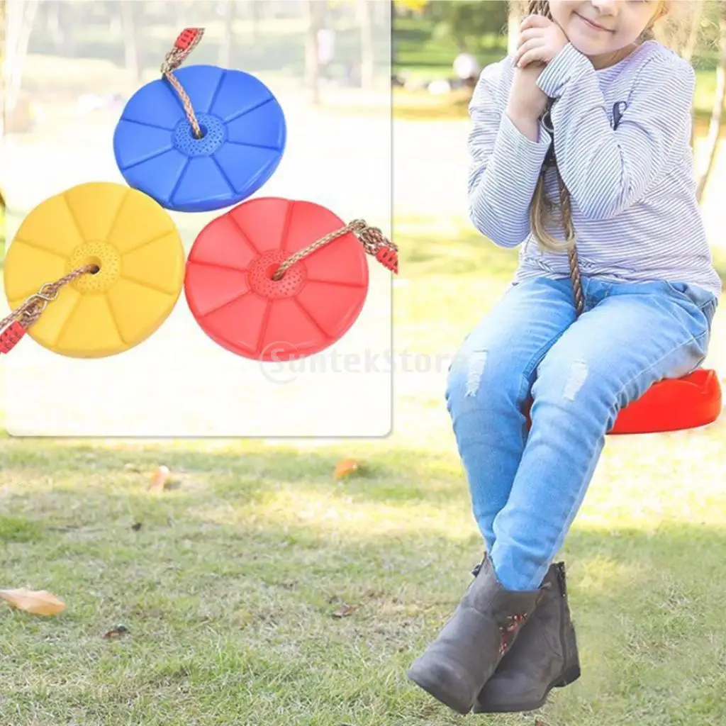 Kids Disc Swings Seat - Playground Swingset Accessories Outdoor for Kids - Trees House Outside Playset Toys Kids Disc Swings Seat - Playground Swingset Accessories Outdoor for Kids - Trees House Outside Playset Toys
