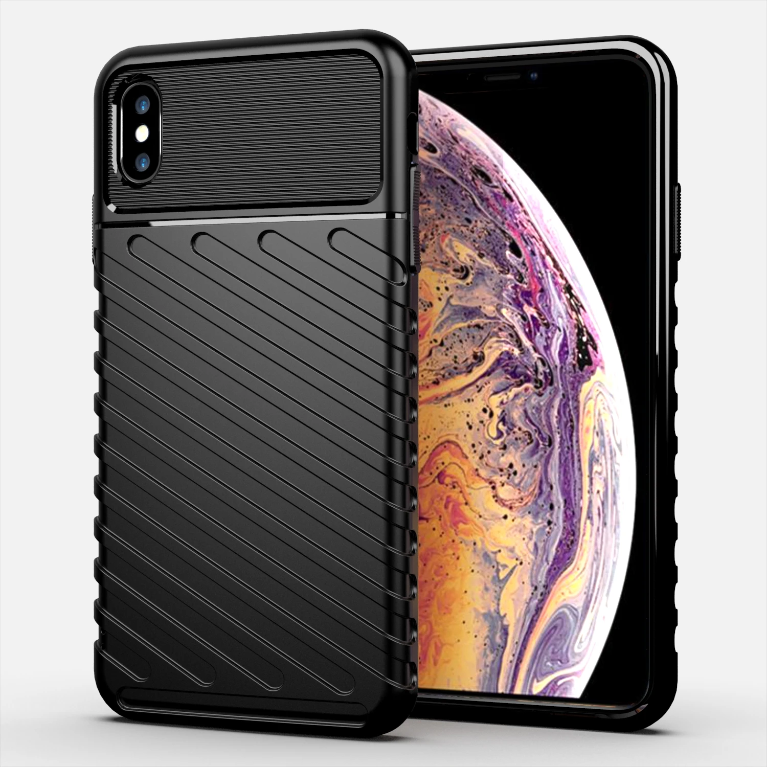 Anti-knock Soft Silicone Phone Bag Cases for Iphone XS XR X 11 Pro Max 6 7 8 6s Plus Full Protection Rubber Cover Capa |