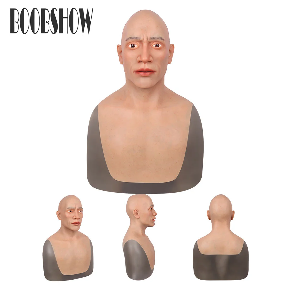 Жуткая Реалистичная силиконовая маска с имитацией человеческой кожи Человек
