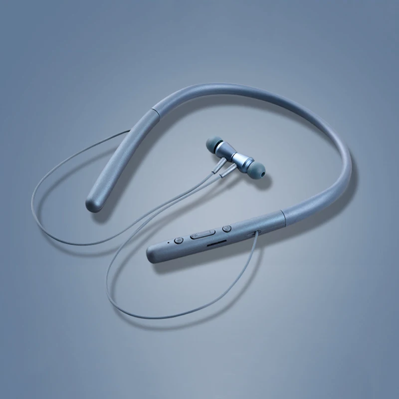 Hanging Neck In ear Sports Wireless Bluetooth 5 0 Headset Headphones Stereo Earphones Built in Hd Microphone