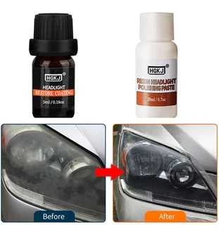 

Car Headlight Polishing Repair Liquid Lamp Retreading Agent Auto Wax Window Cleaner Len Restoration car Headlight Restorer kit