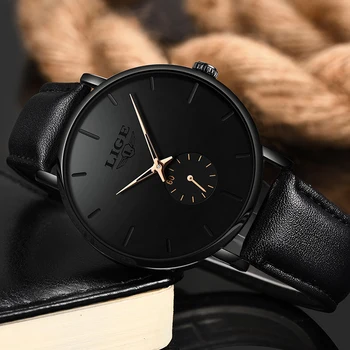 

LIGE New Mens Watches Top Brand Luxury Casual Fashion Watch Men Sport Waterproof Clock Quartz Wrist watch Relogio Masculino+Box