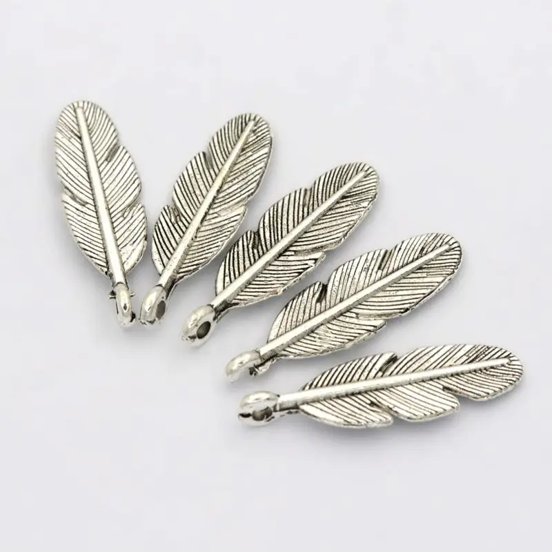 20 шт 29 мм античный серебряный цвет птица кожа металлический Шарм кулон для самостоятельного изготовления ювелирных изделий браслет ожерелье аксессуары