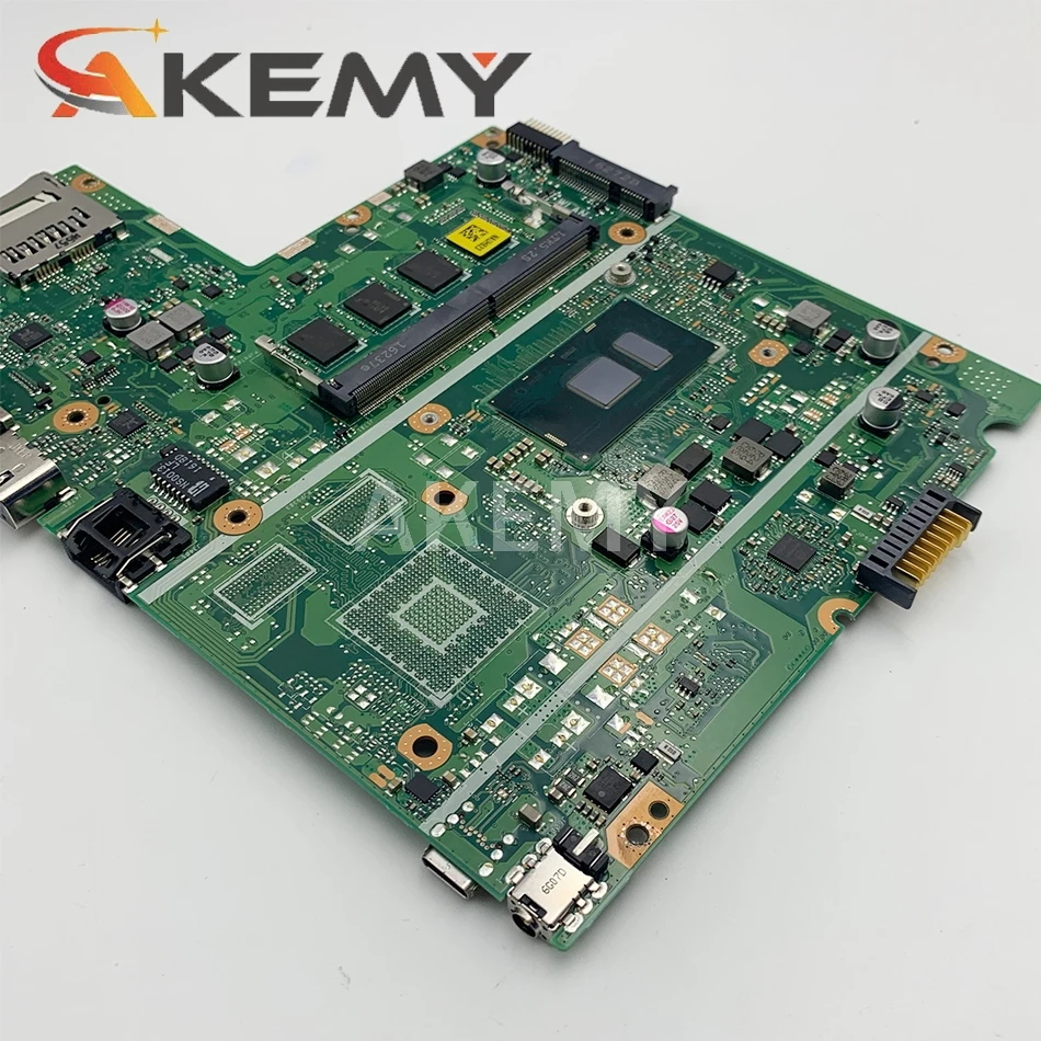 Akemy free HDD board For Asus X541UJ X541UV X541UVK X541UQ X541UQK X541UA X541UAK X541U Laptop motherboard mainboard i3 i5 i7