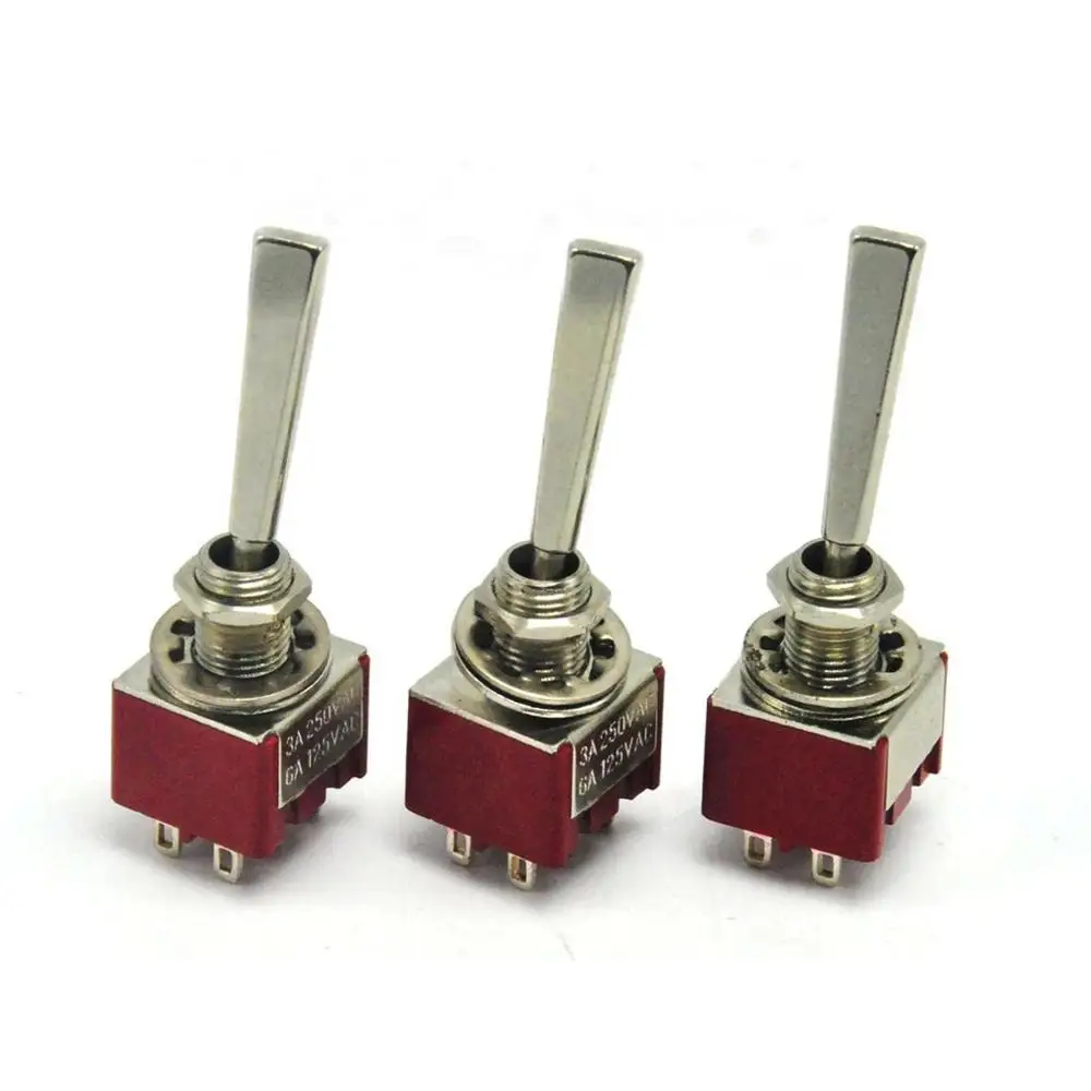 3pcs Toggle Switches for Amplifier DAC Long Flat Handle/Amplifier Chassis Tube silicone solid spacer high temperature hot bed leveling column 3pcs long 1pc short for cr10 cr10s ender 3 3d printer parts