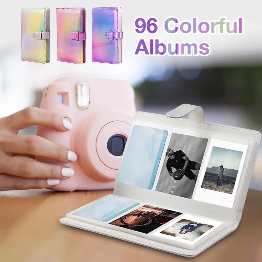 96Pockets Mini Photo Album Picture Case Photo Album Book for Instant Polaroid Fujifilm 11 8 9 7s 70 instax
