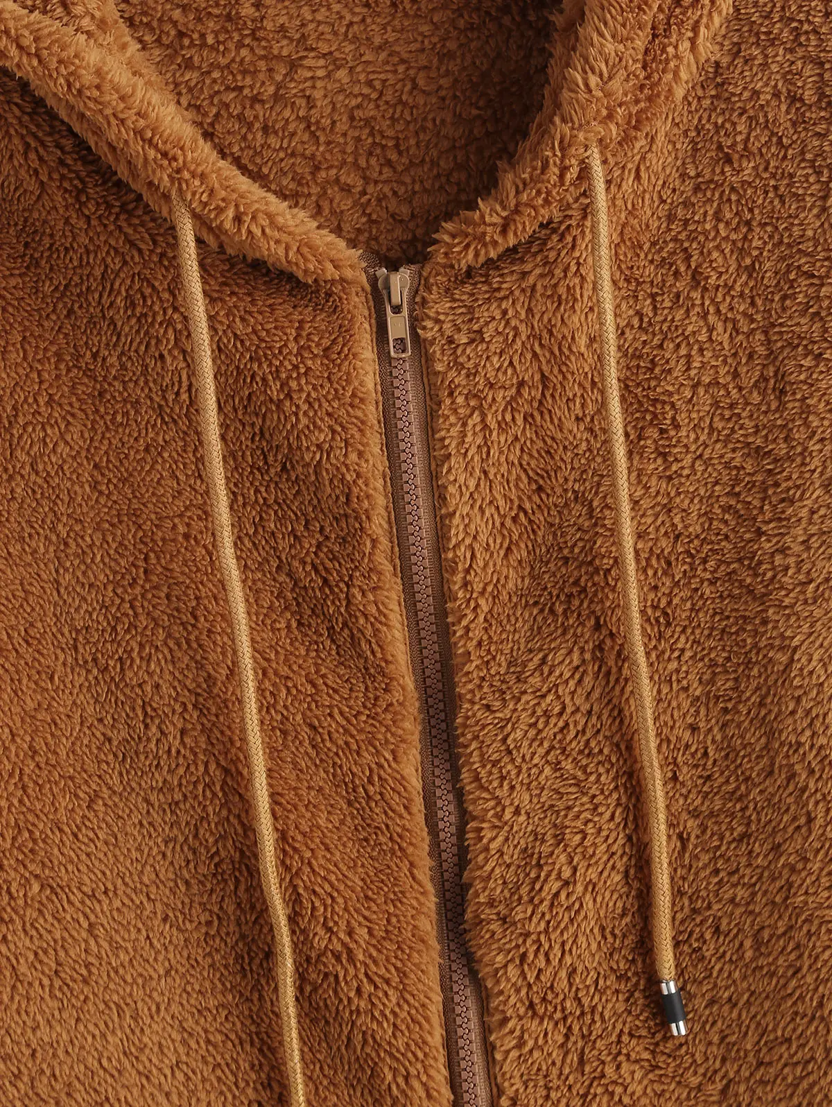 Женское флисовое пальто Осенняя Повседневная шерпа свободная плюшевая одежда с капюшоном модная открытая передняя теплая пушистая зимняя женская парка