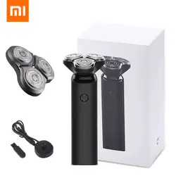 2018 новая электробритва Xiaomi Mijia 3D плавающая головка 3 сухое влажное бритье моющееся основное-Sub двойное лезвие турбо + режим удобная чистка