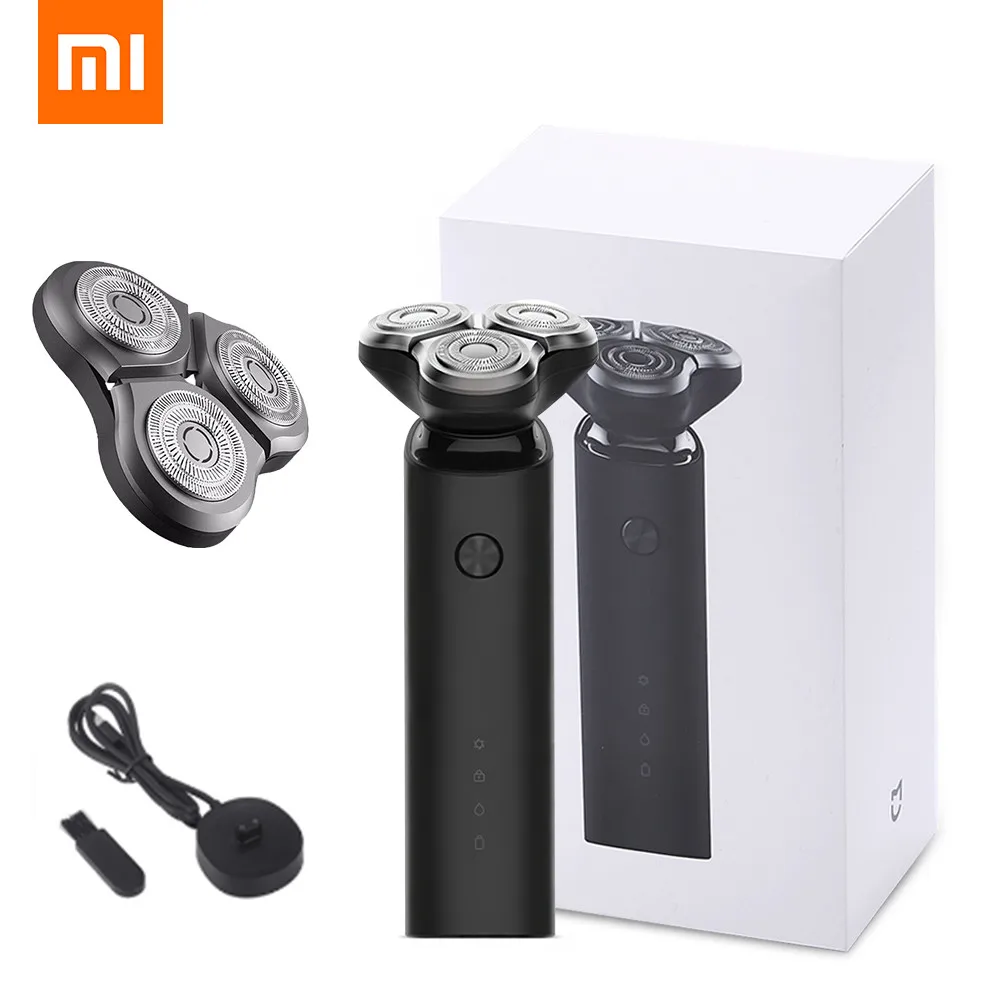 Pаспродажа 2018 Новинка Xiaomi Mijia электробритва 3D плавающая головка 3 влажное сухое бритье моющееся основное суб двойное лезвие турбо + режим удобная чистк...