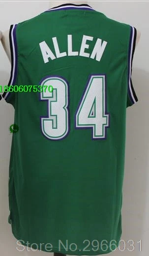 A++ качество мужской взрослый#34 Giannis Antetokounmpo 13 Malcolm Brogdon 34 Ray Allen 12 Jabari Parker 6 Bledsoe Jersey Milwaukee