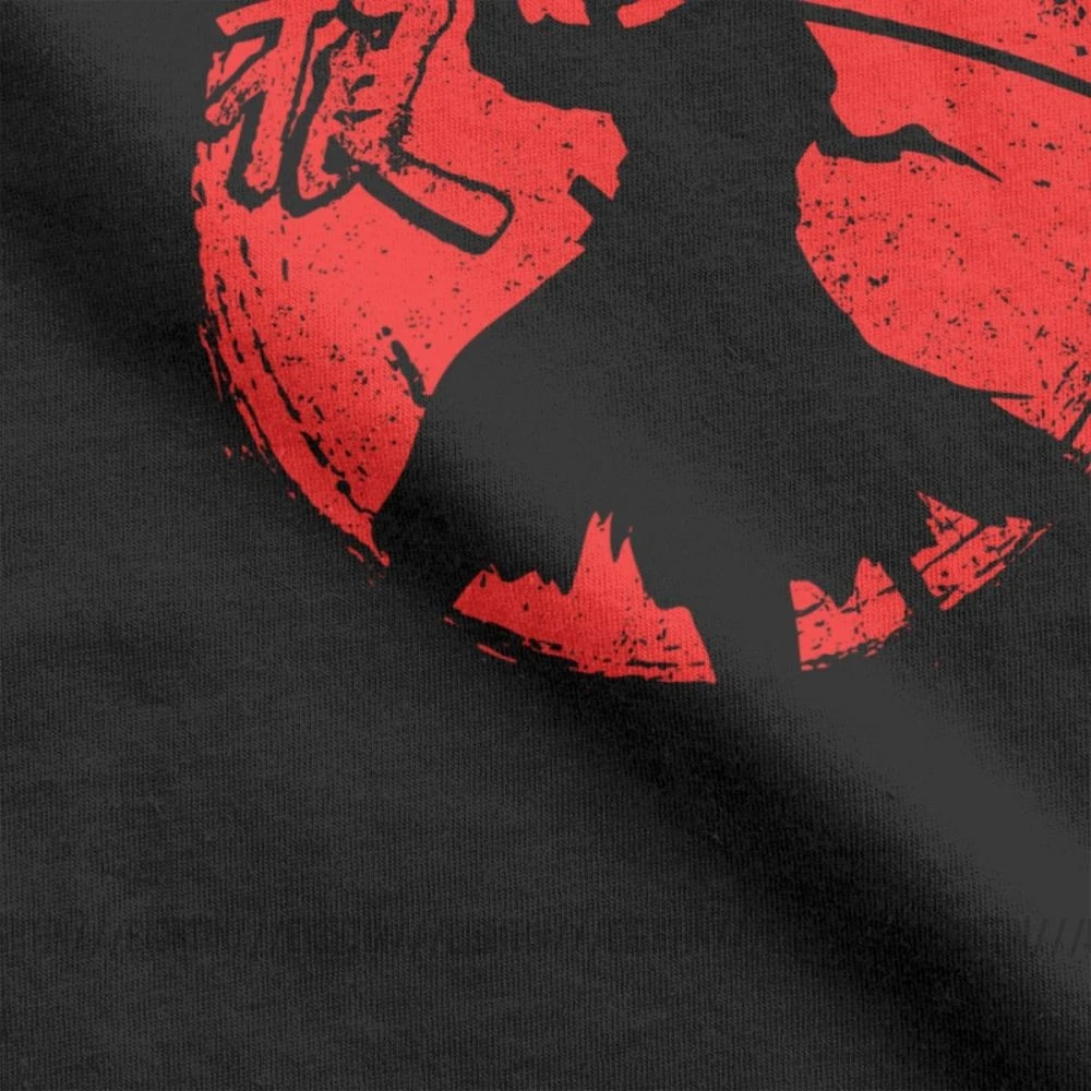 Однорукий волк красное солнце Sekiro Shadows Die Twice Мужская Футболка Волк душ самурайская игра Японские футболки с коротким рукавом хлопковая футболка