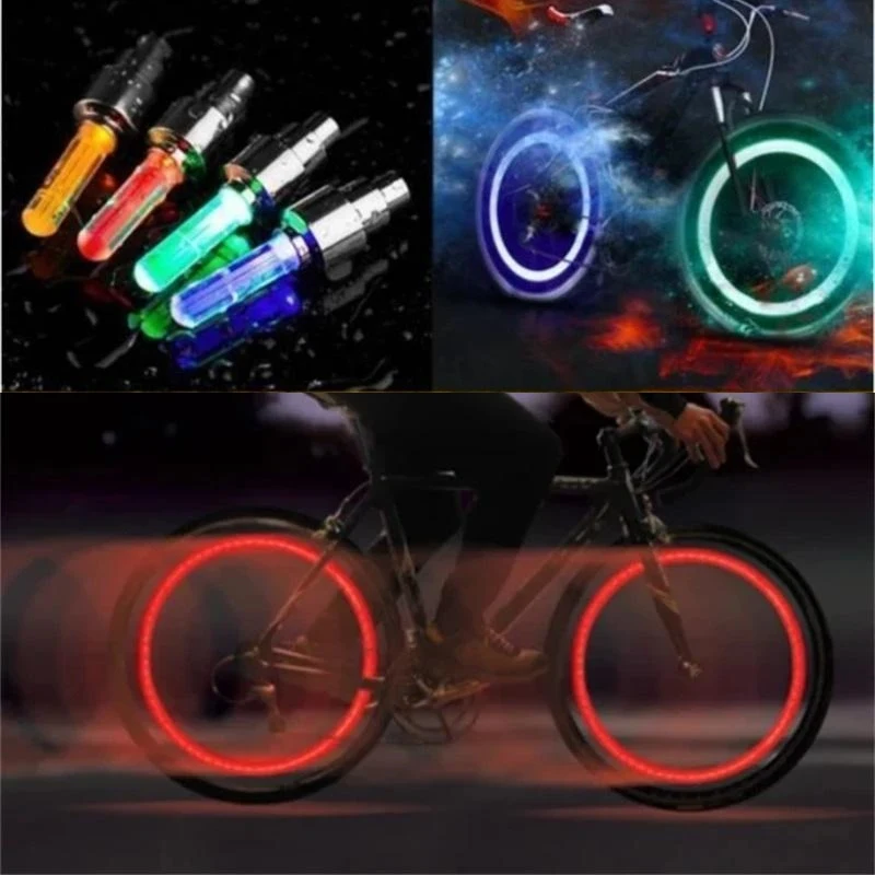 Led-Blitz Reifen Rad Air Ventil Kappe Licht Auto Bike Fahrrad Motorrad  Sport Nacht Reiten Rad Reifen Düse Schädel Lampe wasserdicht