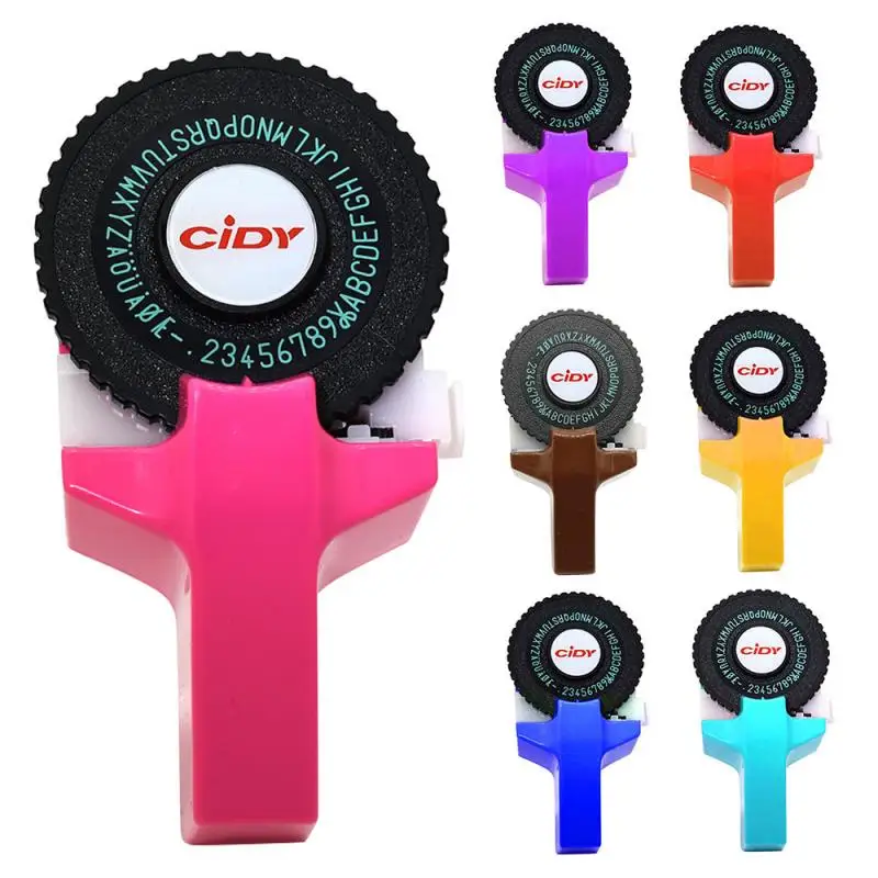 

Бытовая мини Портативная ручная машина для этикеток, машина для тиснения, ручная машинка для занавесок, декоративная лента, бумага