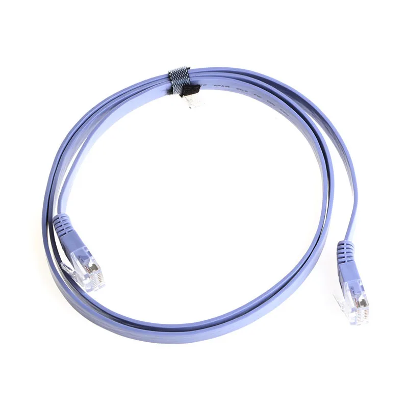 LOT Cat6e RJ45 Ultrathin Flat Ethernet Network LAN Cable Patch Internet 1 to 30M