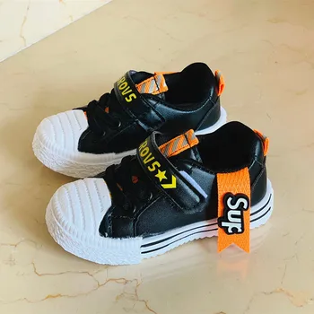 

Autumn New Pu Leather Children's Shoes Star Fashion Sneakers Kids Casual Shoes For Girls Boys Toddler Girl Shoes B166