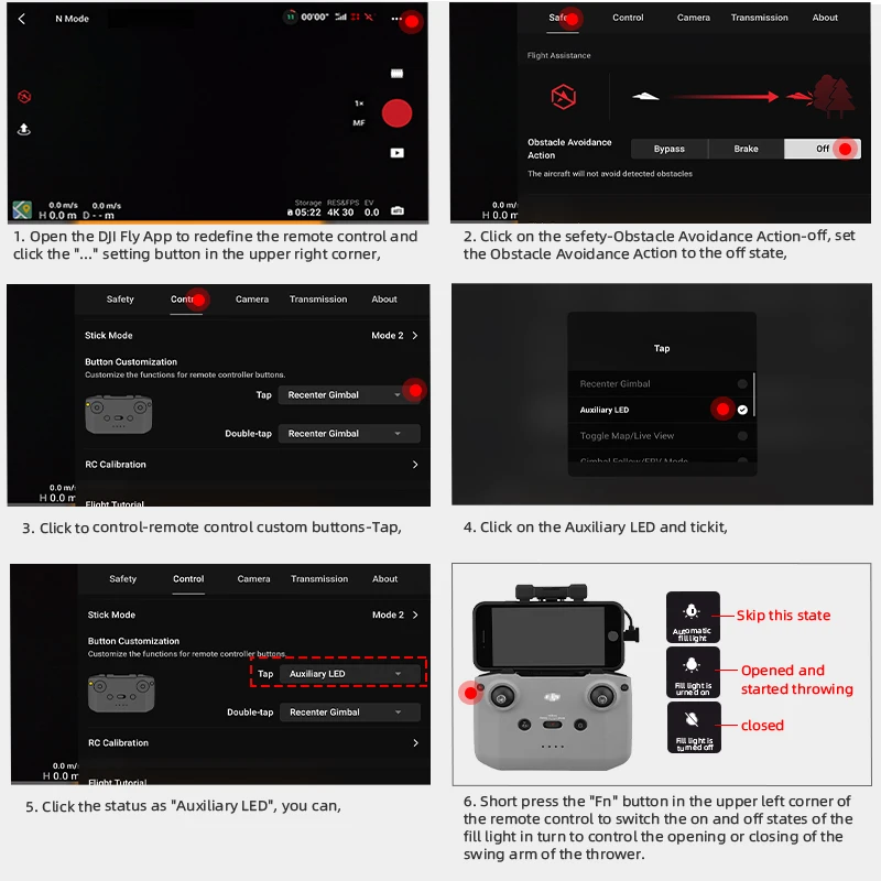 Sistema de drone airdrop para mavic dji