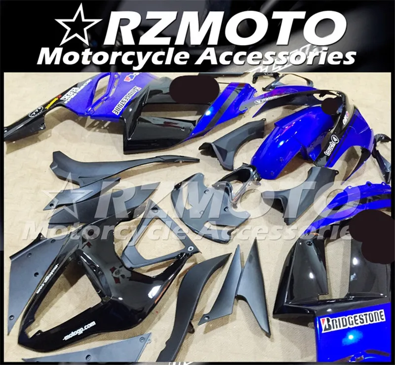Мотоциклетный обтекатель abs Подходит для Kawasaki ZX6R 636 ZX-6R 2007 2008 корпусные детали пресс-форм Магазин № 0287