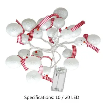 

10/20 Snowman Decorative String Light LED 1.5m 3m Christmas New Year Decor